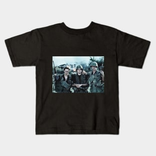 Platoon Sketch Dark colors Kids T-Shirt